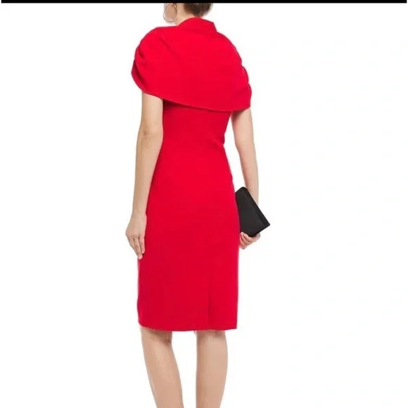 Badgley Mischka Cape Dress, 16